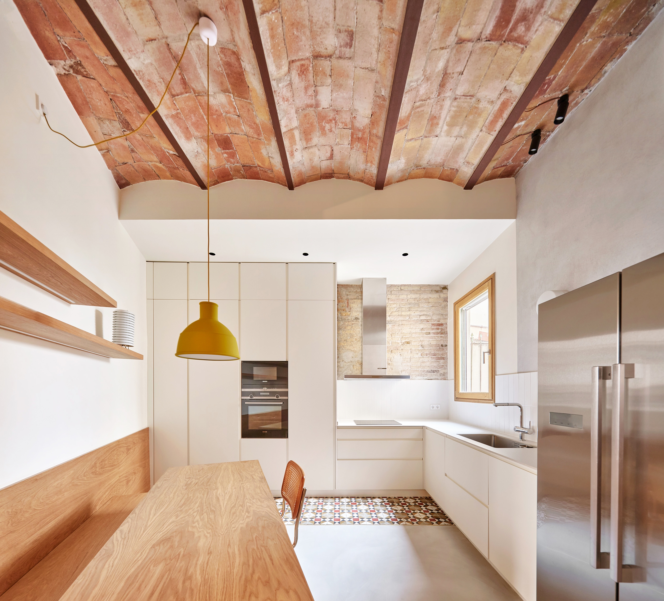 Read about project Warm minimalism in a 1900 building