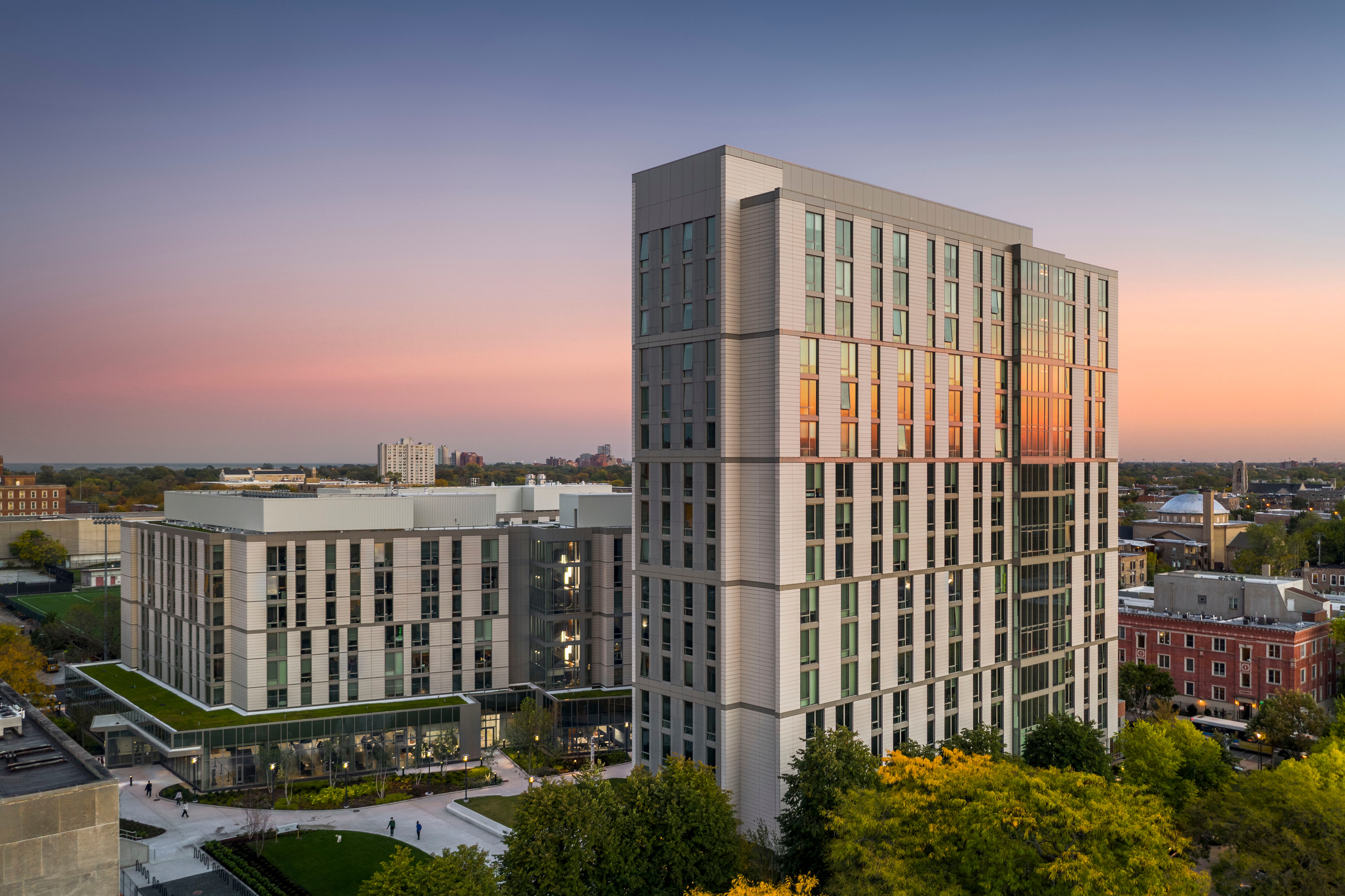 Read about project University of Chicago’s Woodlawn Residential and Dining Commons