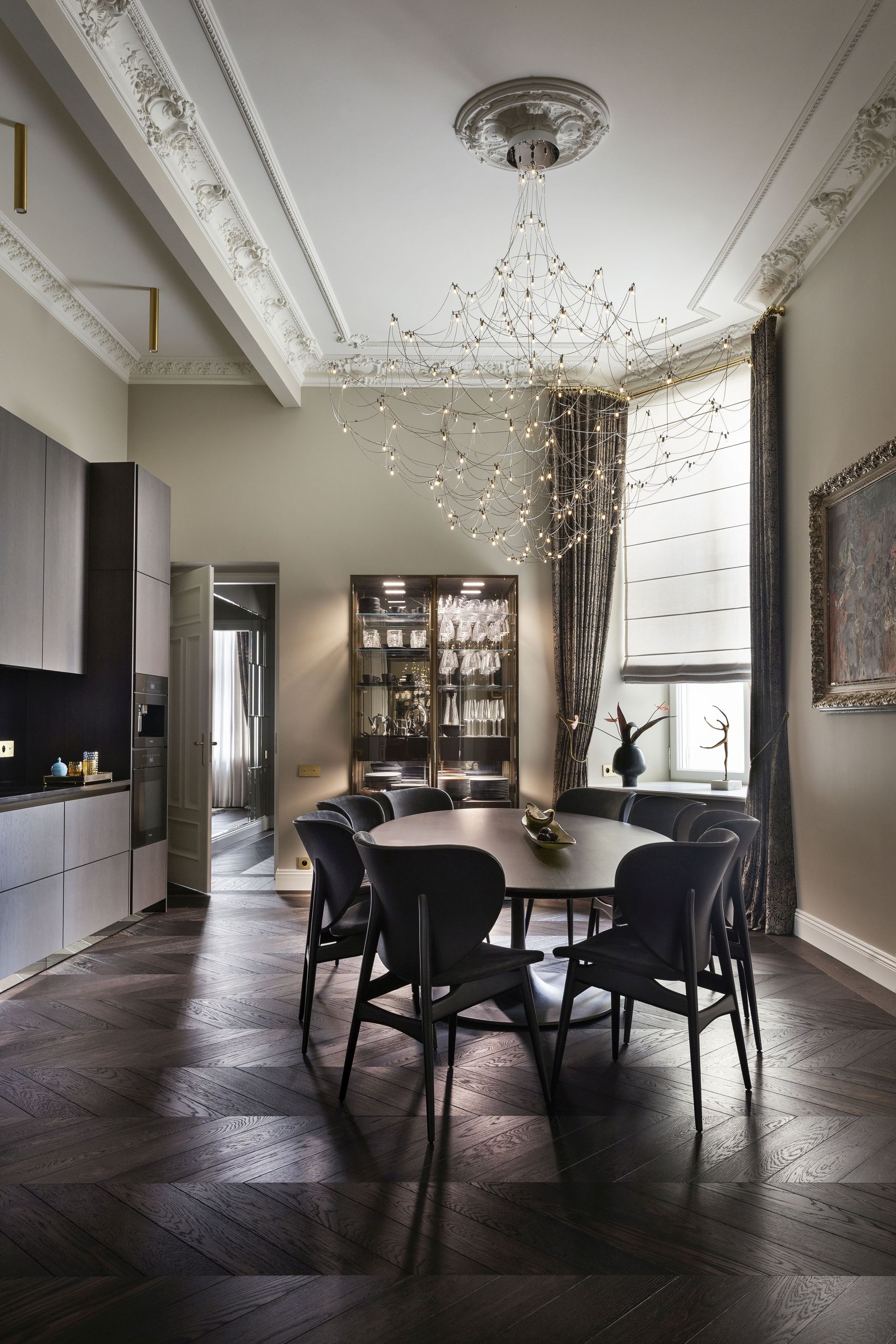 Erfahre mehr über das Projekt Polish Art and Italian Design in Warsaw Apartment