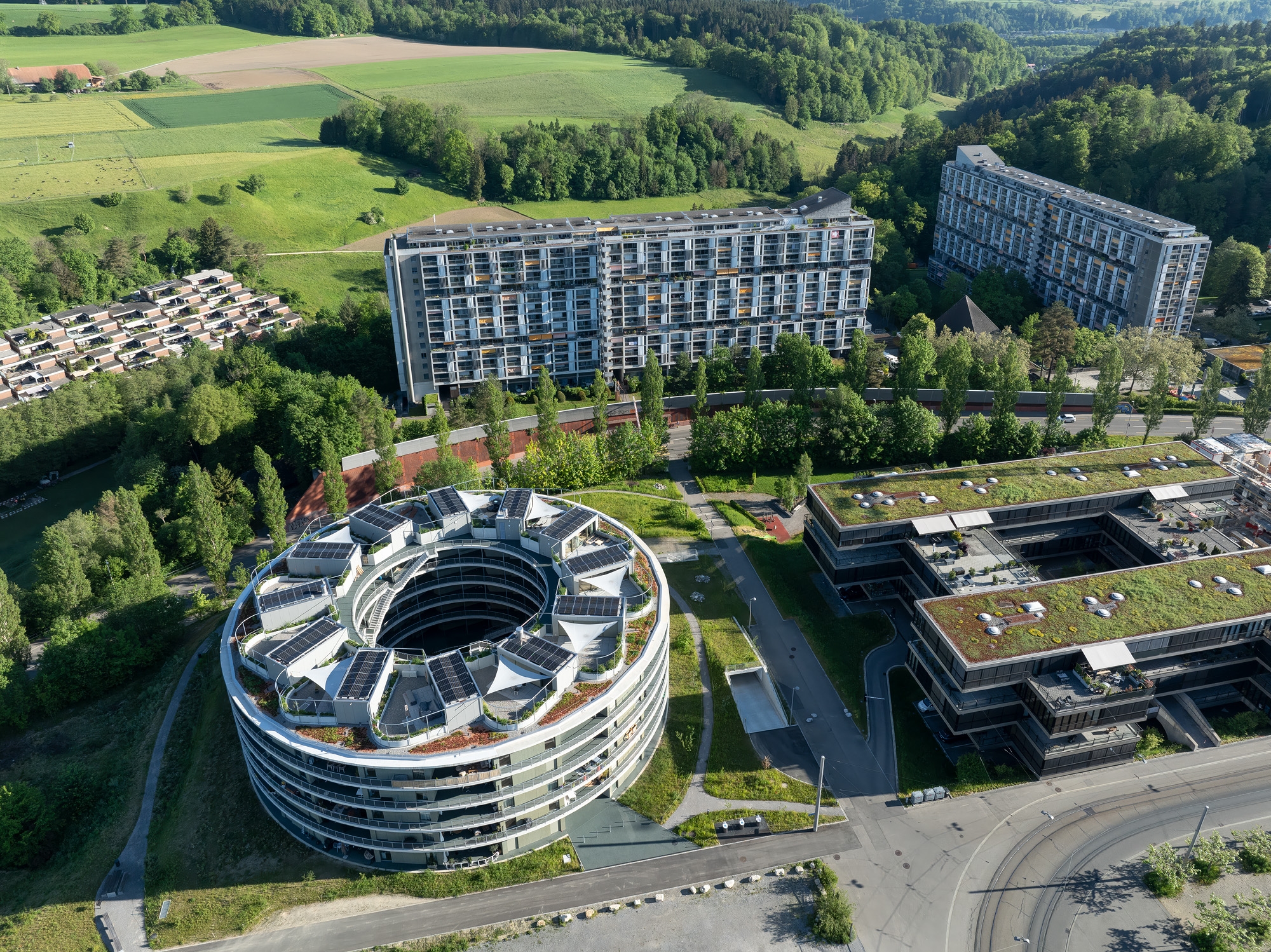 Read about project Residential building project "Rondo" - Flexus balcony curtains