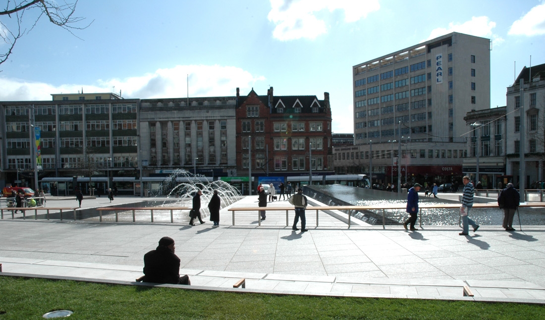 Erfahre mehr über das Projekt Old Market Square, Nottingham