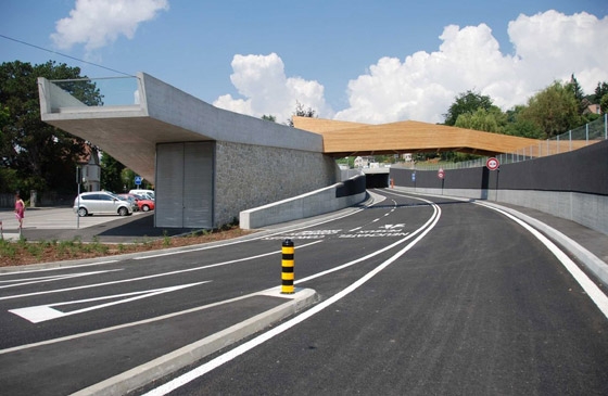 Erfahre mehr über das Projekt Passerelle Pietonne sur la route H10