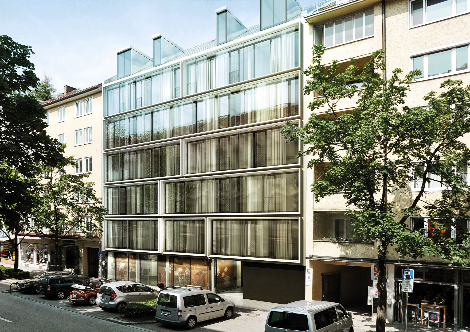 Leggi sul progetto Überbauung Augustenstraße 29