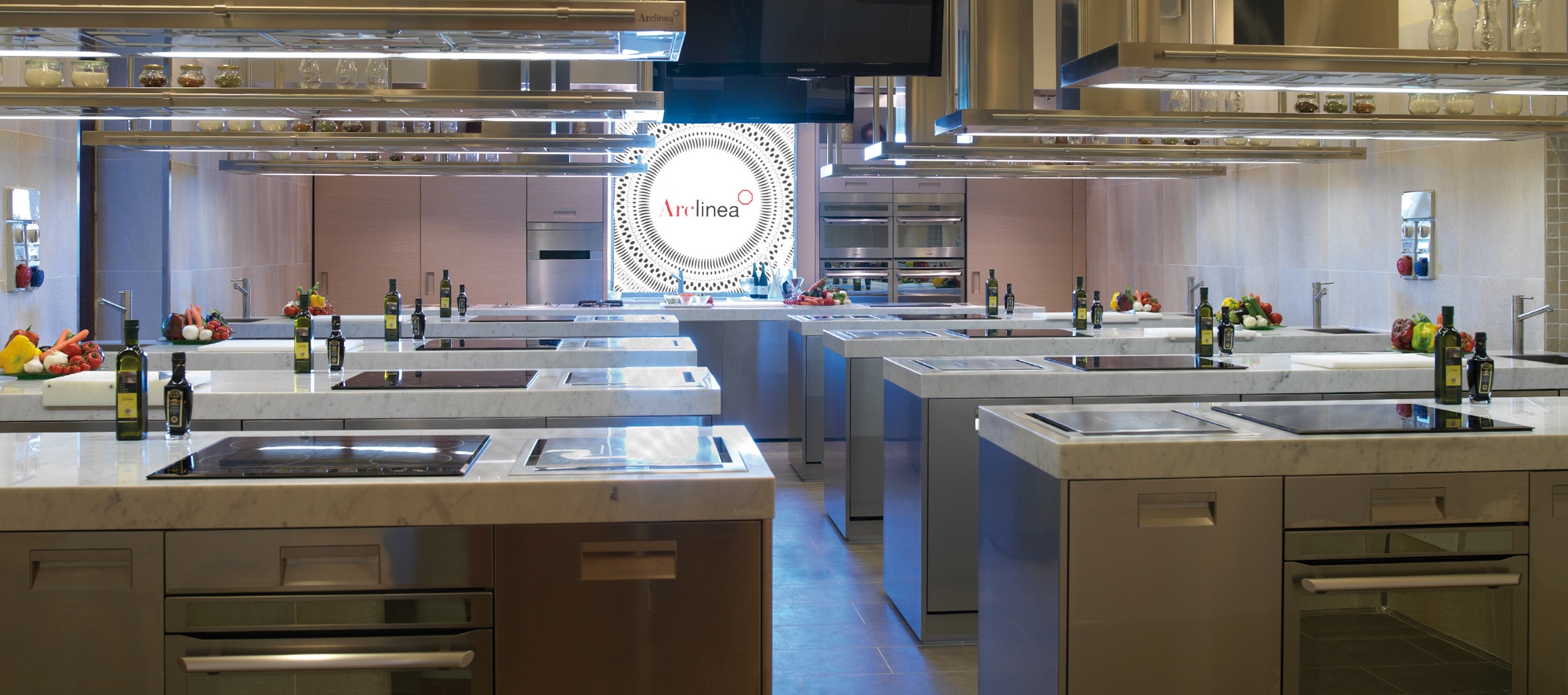 Erfahre mehr über das Projekt Arclinea Design Cooking School for Boscolo Etoile Academy