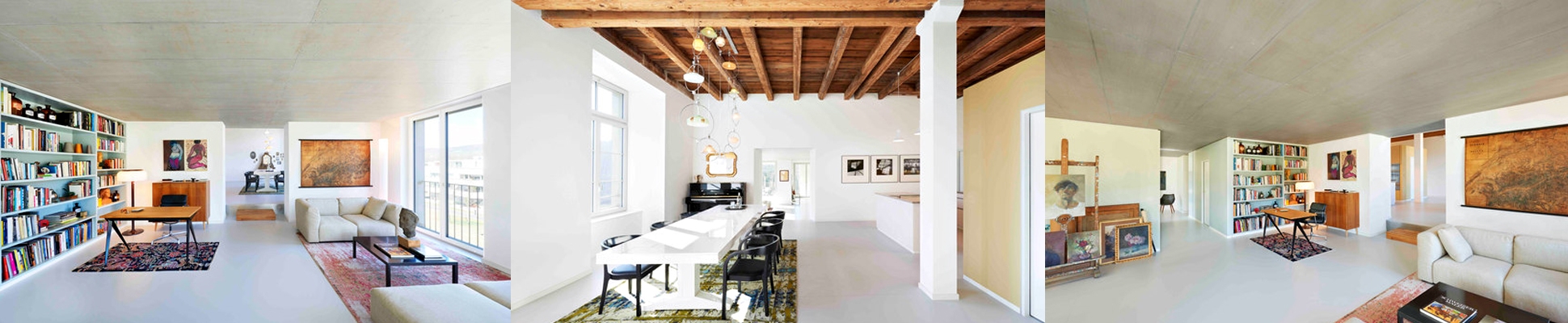 Leggi sul progetto 'Prototype Apartment' for a converted spinning mill, HIAG Immobilien Schweiz AG
