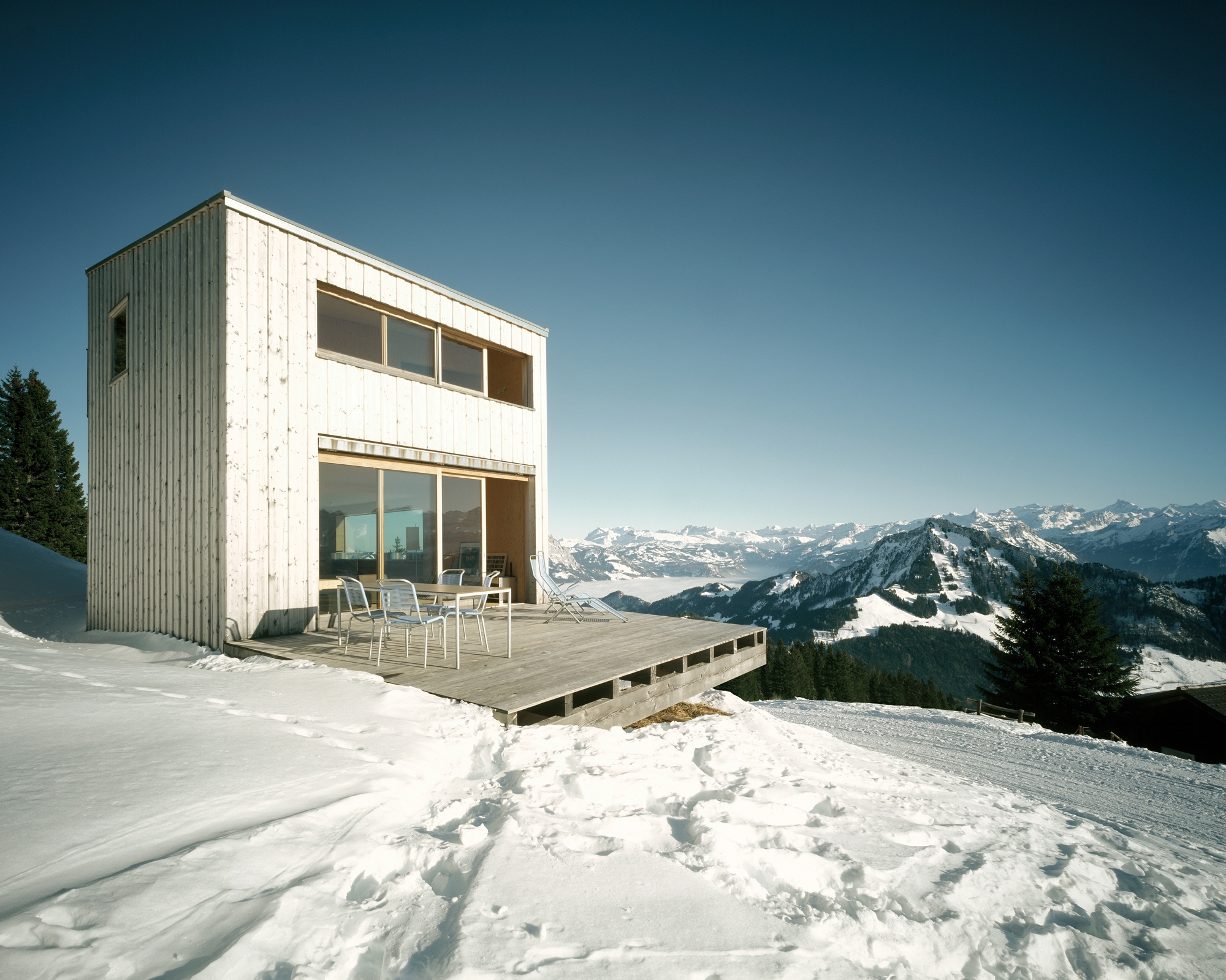Leer sobre el proyecto Holiday house on the Rigi