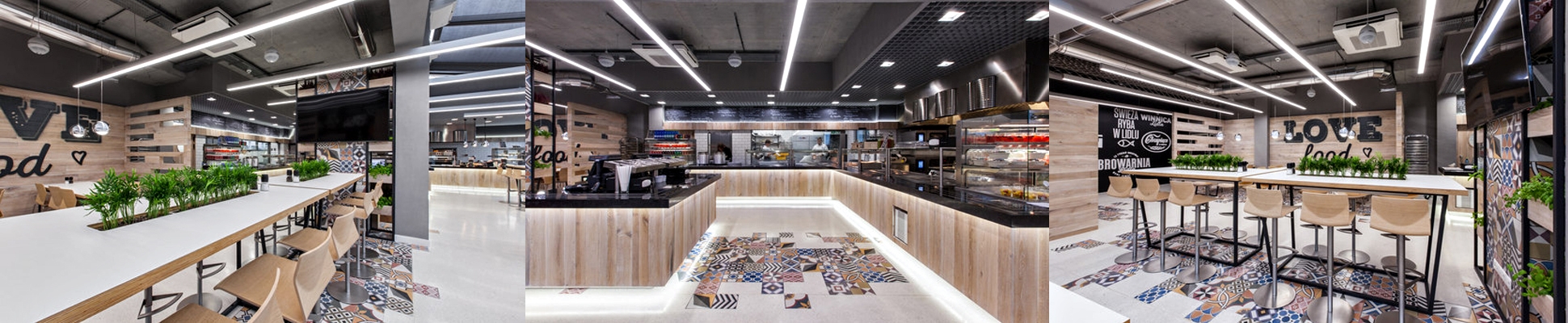 Leer sobre el proyecto Restaurant in LIDL headquters