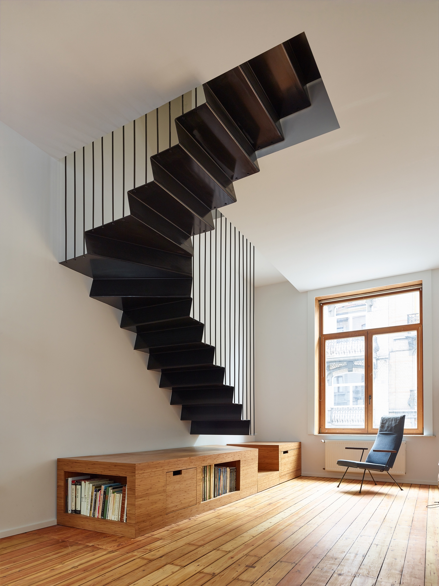 Read about project Renovating, splitting and extending a Brussels terraced-house