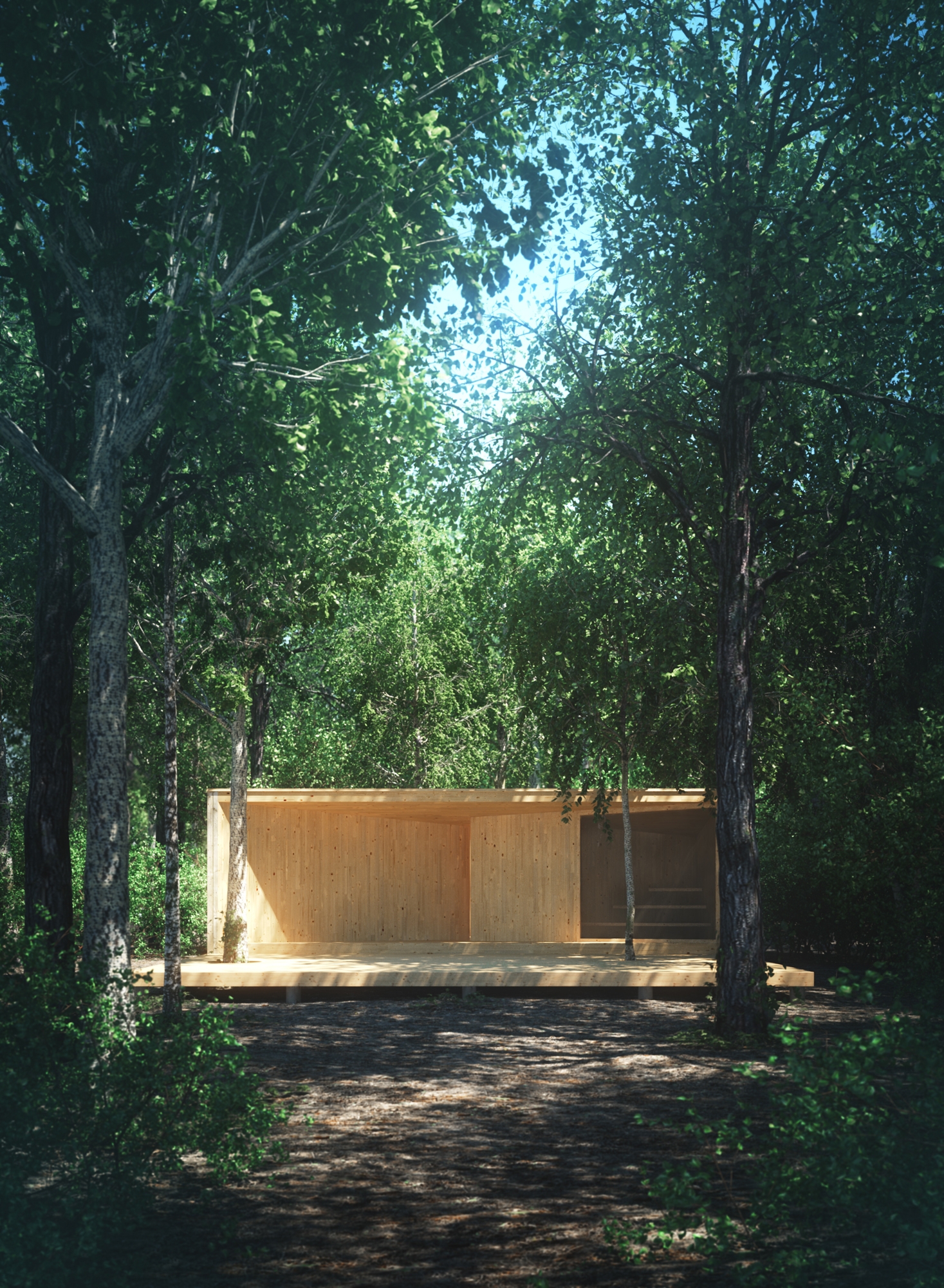 Lire à propos du projet Sauna Boisbuchet