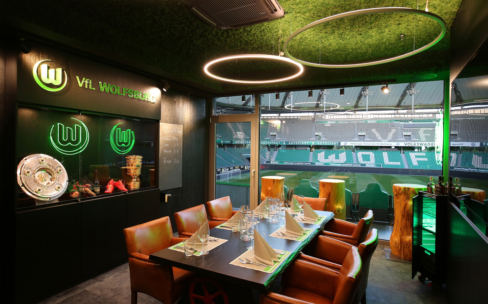 Read about project VFL Wolfsburg | Volkswagen Arena | VIP Lounge