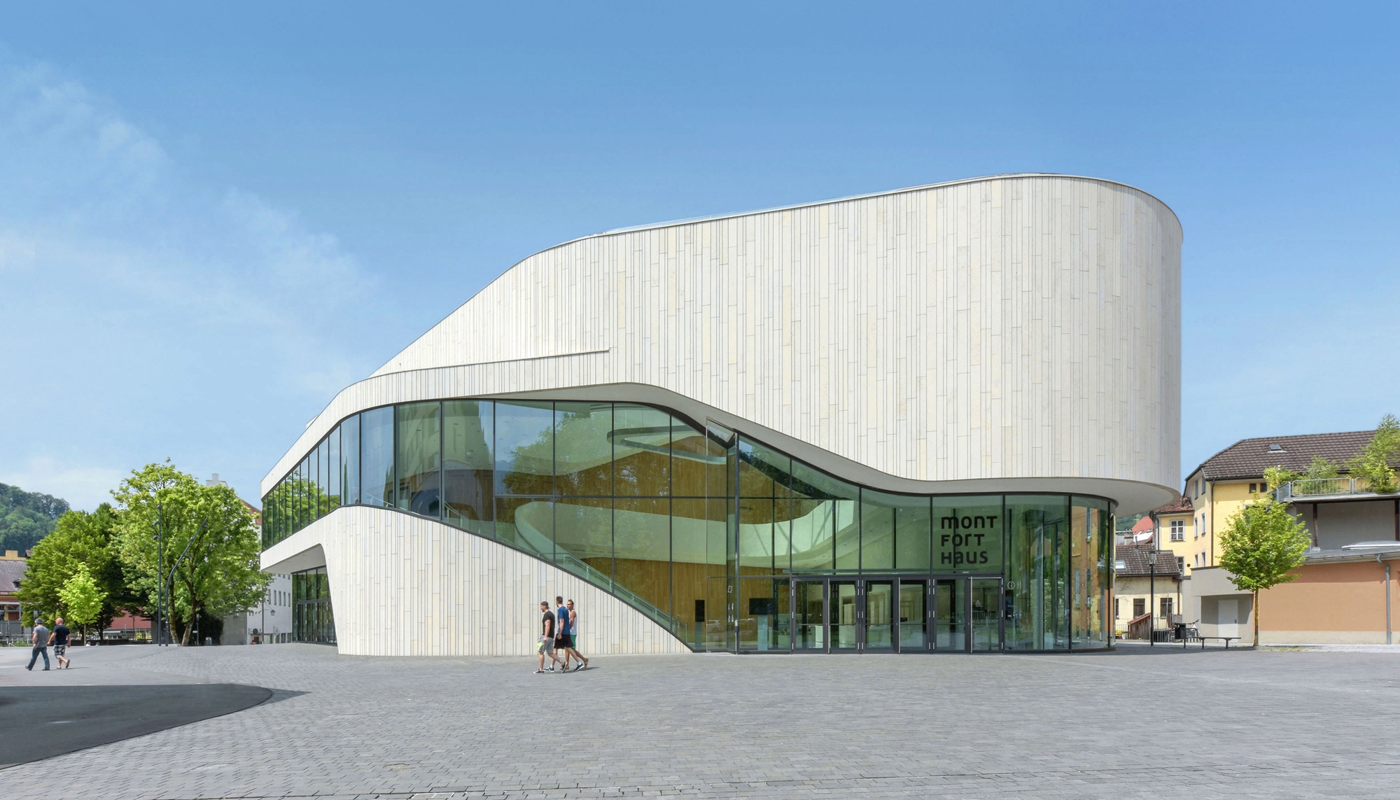 Erfahre mehr über das Projekt Culture and Congress Centre Montforthaus Feldkirch