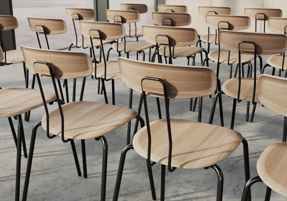 OKITO PLY chair designed by Läufer & Keichel