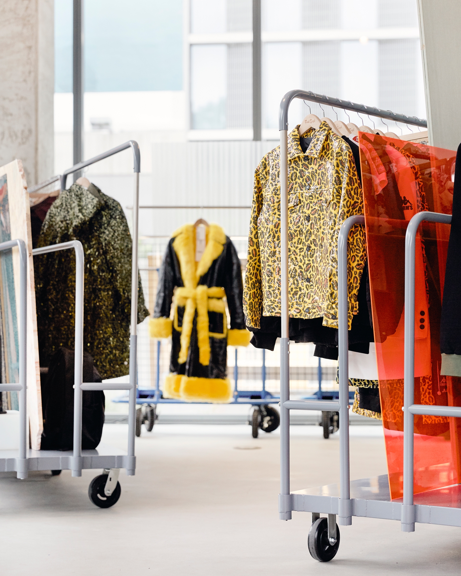 Brinkworth’s Browns Fashion LA Pop-Up inside the iconic Sunset Boulevard Fred Segal store features a mobile set-up that keeps the retail space flexible and activated. Photo: Erik Melvin