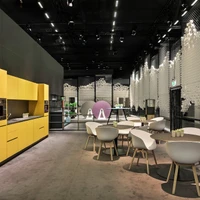 Palmberg presented a series of workplace stage-sets at this year's Orgatec – a range of spaces for different kinds of activity, each featuring ultra-functional, yet super-friendly modular product systems