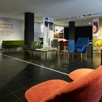 A voyage of discovery. In addition to COR's largest furniture exhibition, a lovingly restored cardboard box factory houses a top-class collection of designs from 70 years – a rendezvous with many a classic