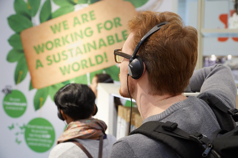 Themes of the future were reflected throughout the fair through multimedia installations, sustainable innovations and exciting discussion rounds about sleep trends