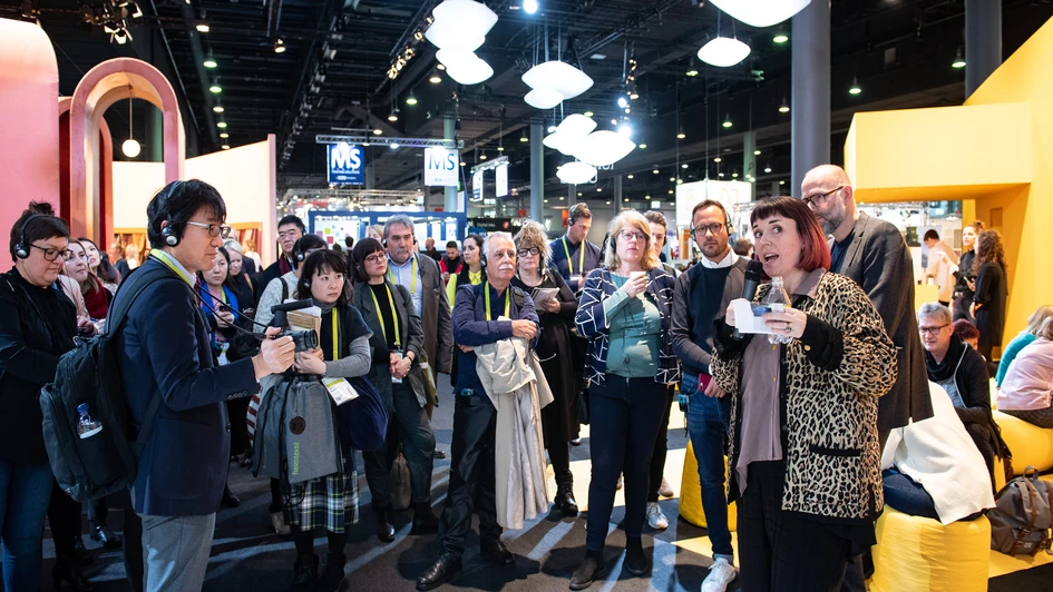 During special guided tours that were part of the "Interior.Architecture.Hospitality" exhibition, interested visitors were not only able to immerse themselves deeper into trade-specific topics, but also exchange and network with one another