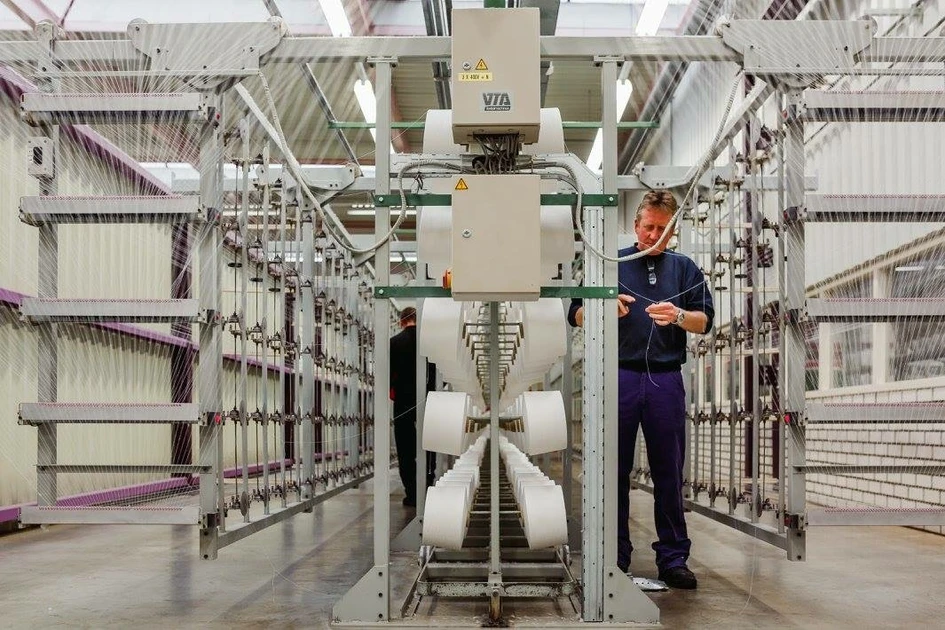 Not only is the end product sustainable but its production too: using energy and water-saving methods, an endless yarn is produced, which has earned the textile its Cradle to Cradle status