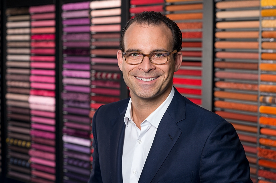 Feel-good factor: when it comes to textiles, the feel is key – and is one of Smoozy’s star qualities (top); Daniel Butz (above)