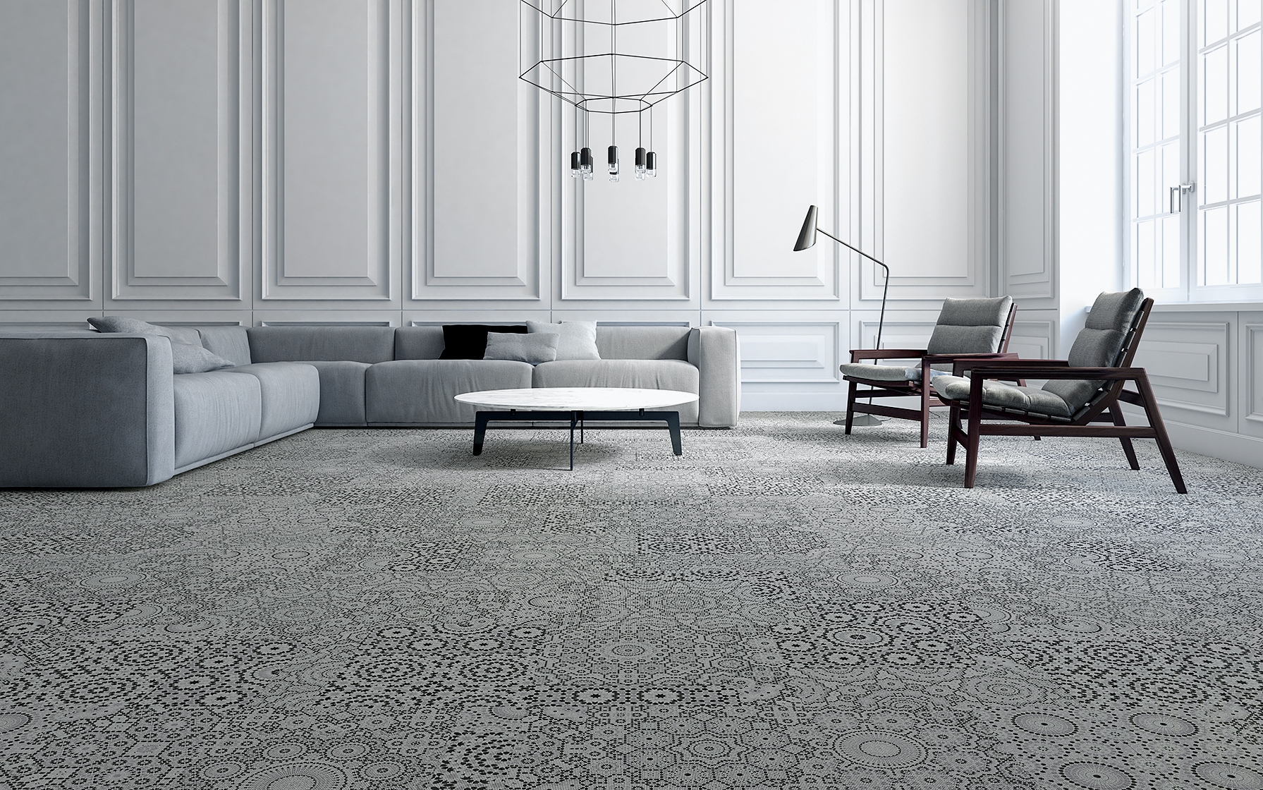 Unconventional: Freestile translates craftsmanship into a modern floor covering