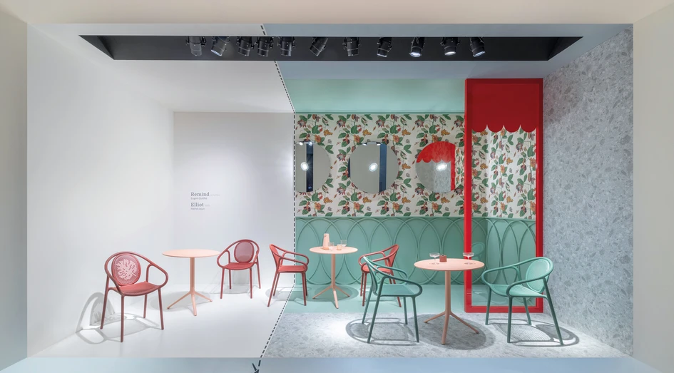 Oben: Inspiriert von der gleichnamigen Mailänder Bar beweist der Jamaica-Stuhl (CMP Design) Pedralis Materialkompetenz. Mitte: Die fliessende Silhouette von Eugeni Quitllets Armlehnstuhl Soul. Unten: Quitllets "Bugholz"-Armlehnsuhl Remind aus Polypropylen