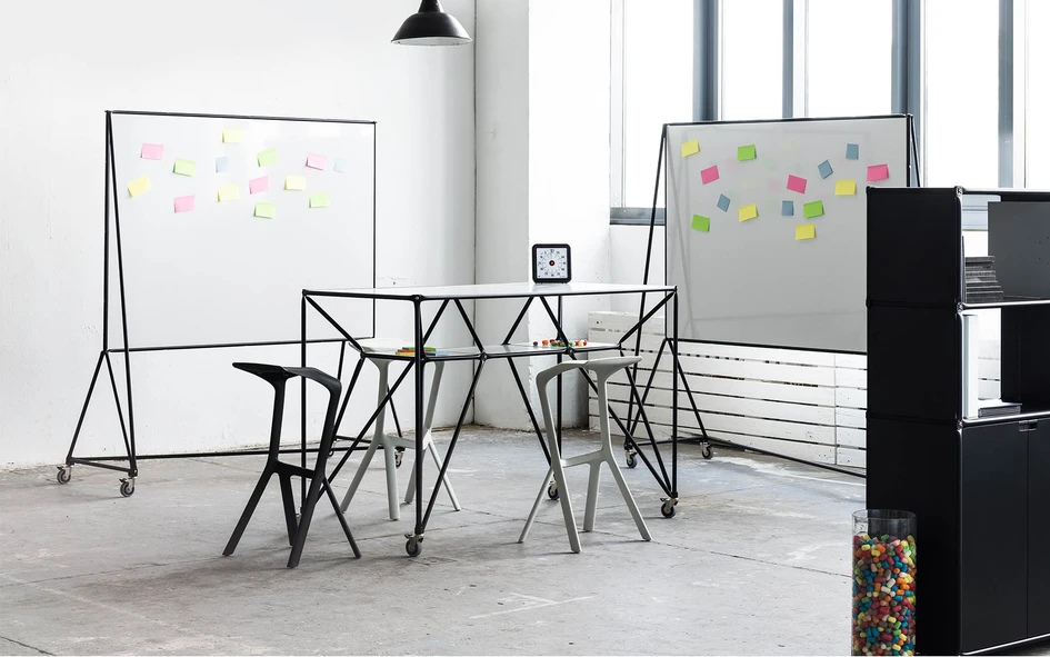 Modularity, flexibility and customisation are the watchwords when it comes to Berlin-based manufacturer System 180's products, designed for the agile workplaces of today