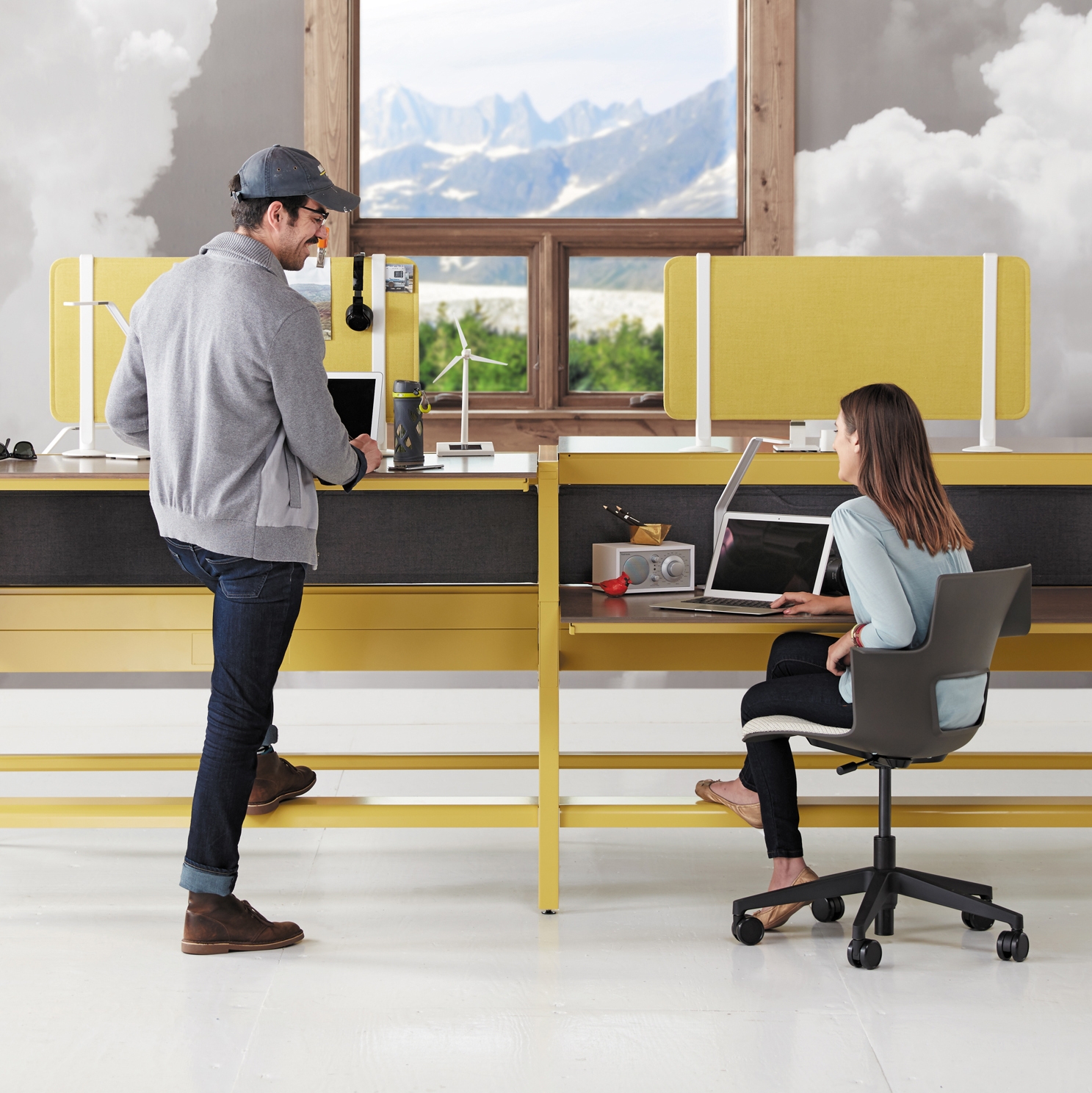 Lire l’histoire The tables are turning: Steelcase Bivi
