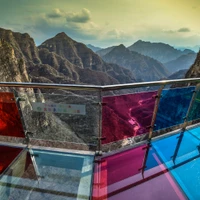 Other entrants to the awards included a fitness studio in Honduras, a university building in Belfast and a mountainside walkway in Beijing that each use colour in novel ways