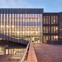 BAAS arquitectura, Grupa5 Architekci, MAŁECCY biuro projektowe decided to preserve the site’s existing building when adding an extension to The Silesia University’s Radio and TV department. Photo: © Jakub Certowicz