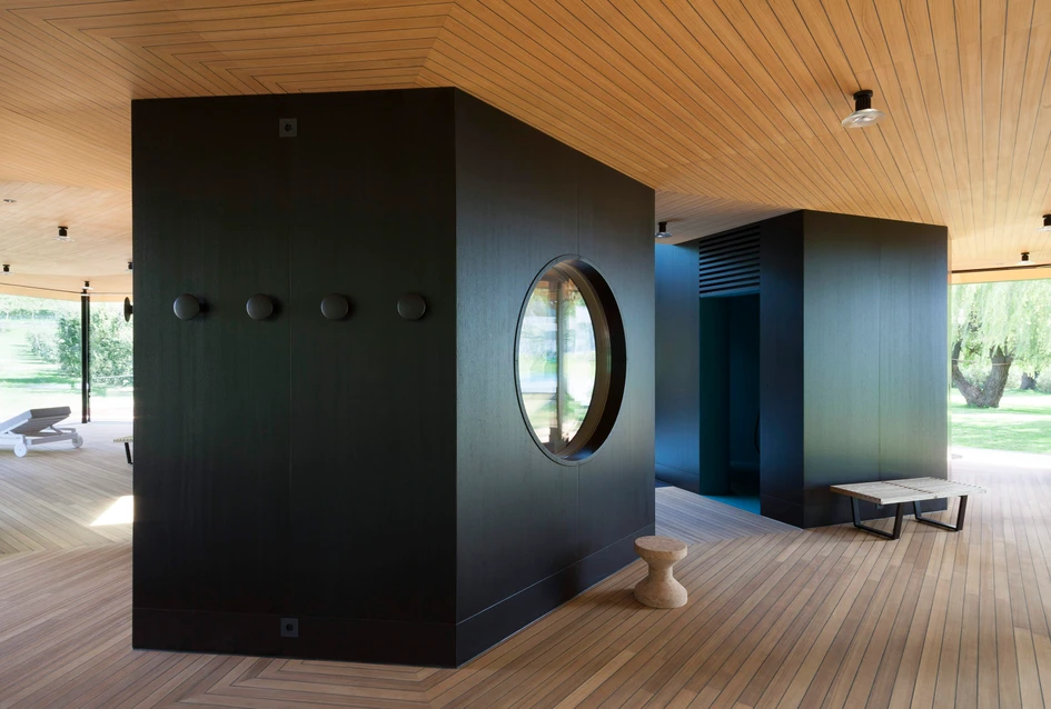 In South Tyrol, Italy, the Badehaus Seehotel Ambach by Walter Angonese shows how architects can design a contemporary spa facility within the grounds of a historic resort. Photos: Paolo Riolzi