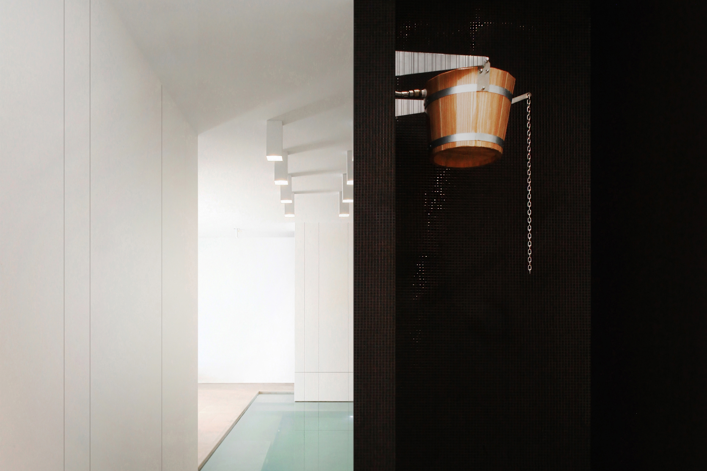 Rather than looking out, Thomas Ghisellini Architects' White Digger spa in southern Italy is a quiet, introverted space for relaxation and healing. Photos: Tomas Ghisellini