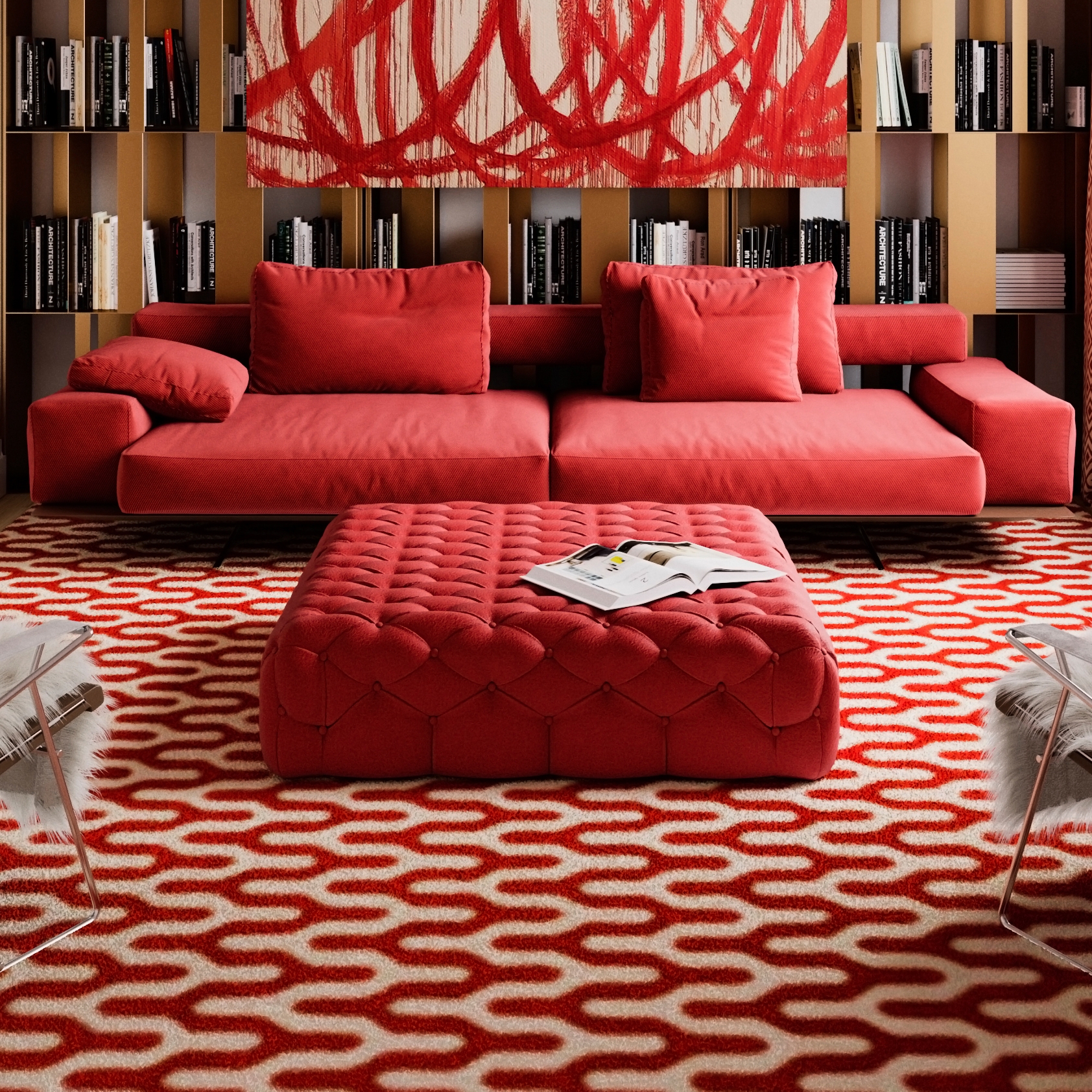 Leer la historia Flying premium: The Flexform Wing sofa