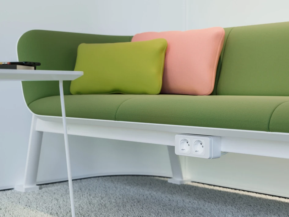 Offen oder geschlossen – Räume entstehen oder verschwinden im Handumdrehen. Die Anpassungsfähigkeit der Komponenten verwandelt den Arbeitsalltag in ein facettenreiches Szenario, das neben seiner grossen Funktionalität auch Inspirationsquelle sein kann