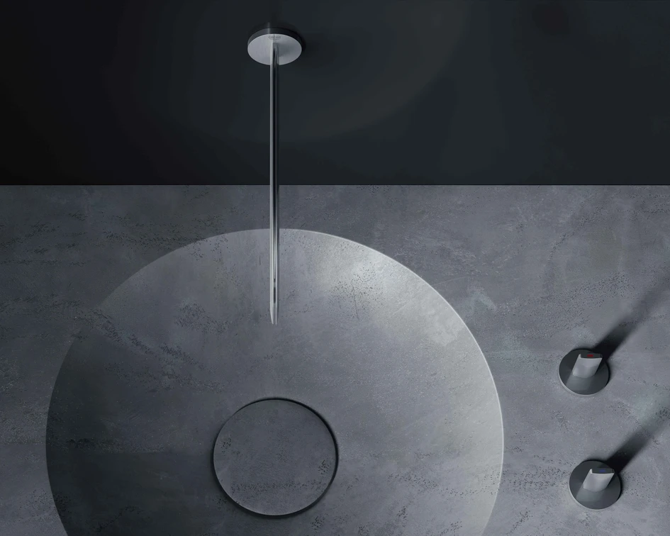 The slim silhouette of GROHE Atrio Icon 3D is characterised by an ultra-thin structure when viewed from the front. Elegance and functionality combine here to create an iconic design product