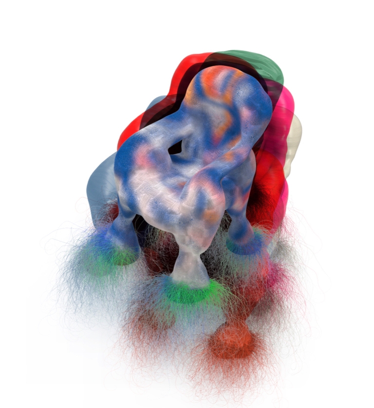 The works of Bastiaan de Nennie are exemplary of the "Maximum Glam" trend world. The Dutch artist explores forms by digitally manipulating physical objects and vice versa. Photos: Bastiaan de Nennie