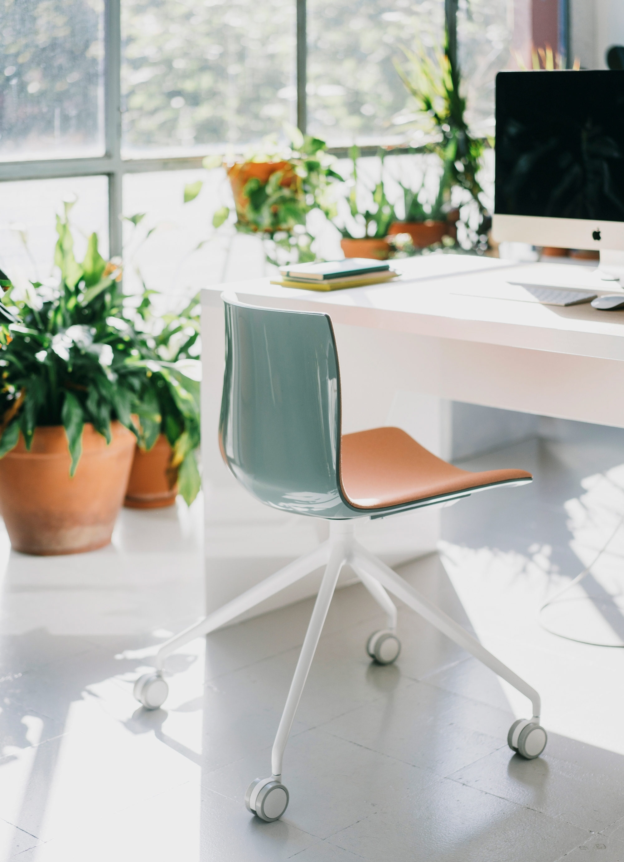 The chair designed by Lievore Altherr Molina is suited to use in a wide range of scenarios, from al fresco dining to contemporary workspaces. Photos: Salva Lopez