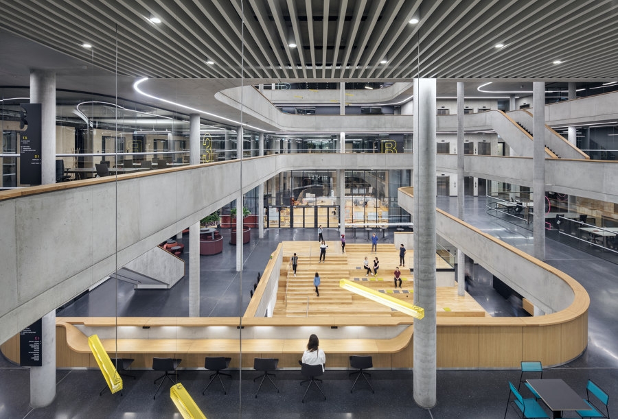 The modern office is more than just a place to clock-in and clock-out. The creative design of many modern workspaces is a reflection of the way that people want to work today. Pictured above, Zalando Headquarters in Berlin. Photo: © Werner Huthmacher