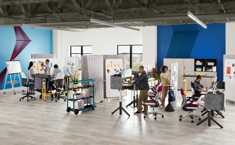 The versatile Flex caters to the multiple tasks of offices increasingly adopting agile working practices