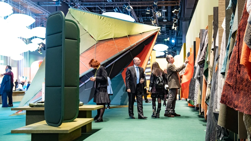 Visitors will be able to browse a library of textile materials to identify products that are suitable for particular applications within domestic and commercial projects