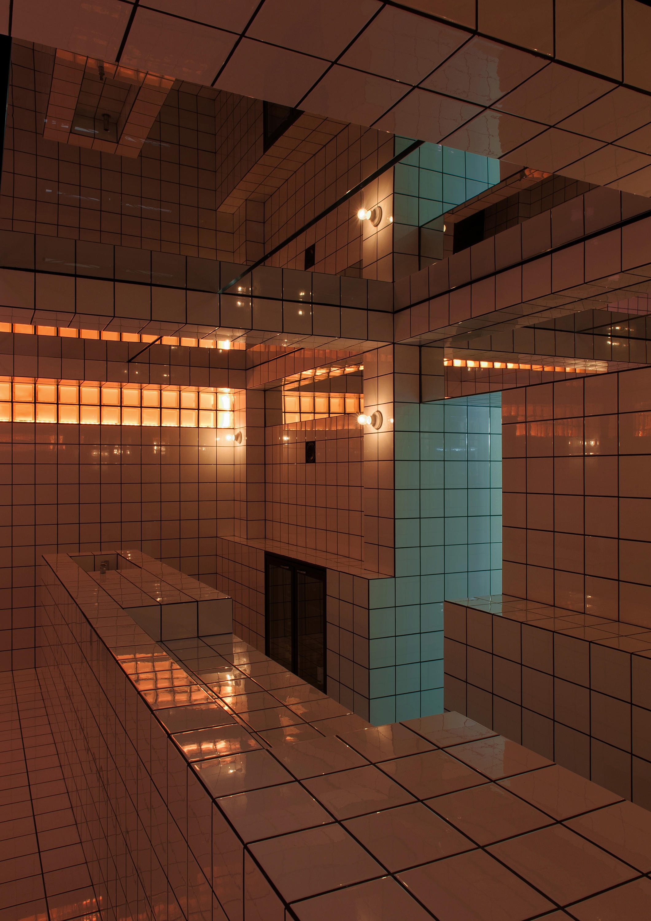 The LAX Bar is Christoph Meier, Ute Müller, Robert Schwarz and Lukas Stopczyncki's surreal transformation of a Loos original, which functioned as a temporary event space, hosting art-focussed gatherings. Photos: Ute Müller