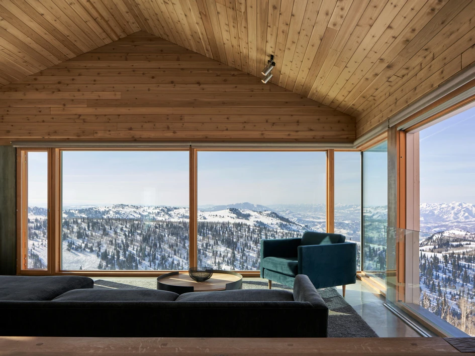 Horizon Neighbourhood by MacKay-Lyons Sweetapple Architects creates a dense cluster of mountain homes, leaving the rest of the area free from human interference. Photos: Doublespace Photography