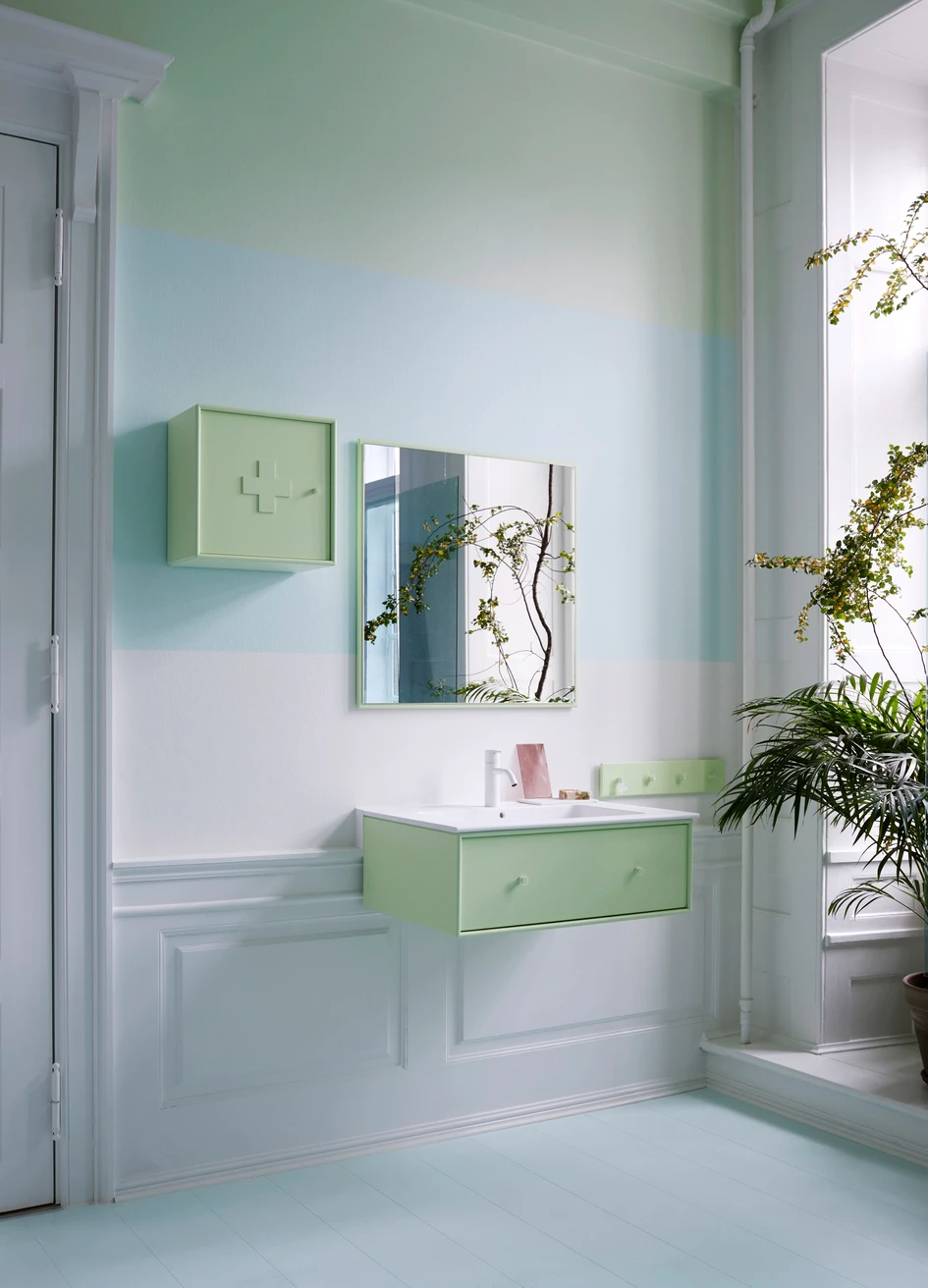 For a softer alternative, there are several options of pastels, such as mint-green Caribe, lilac-hued Iris and Camomile, a pale yellow