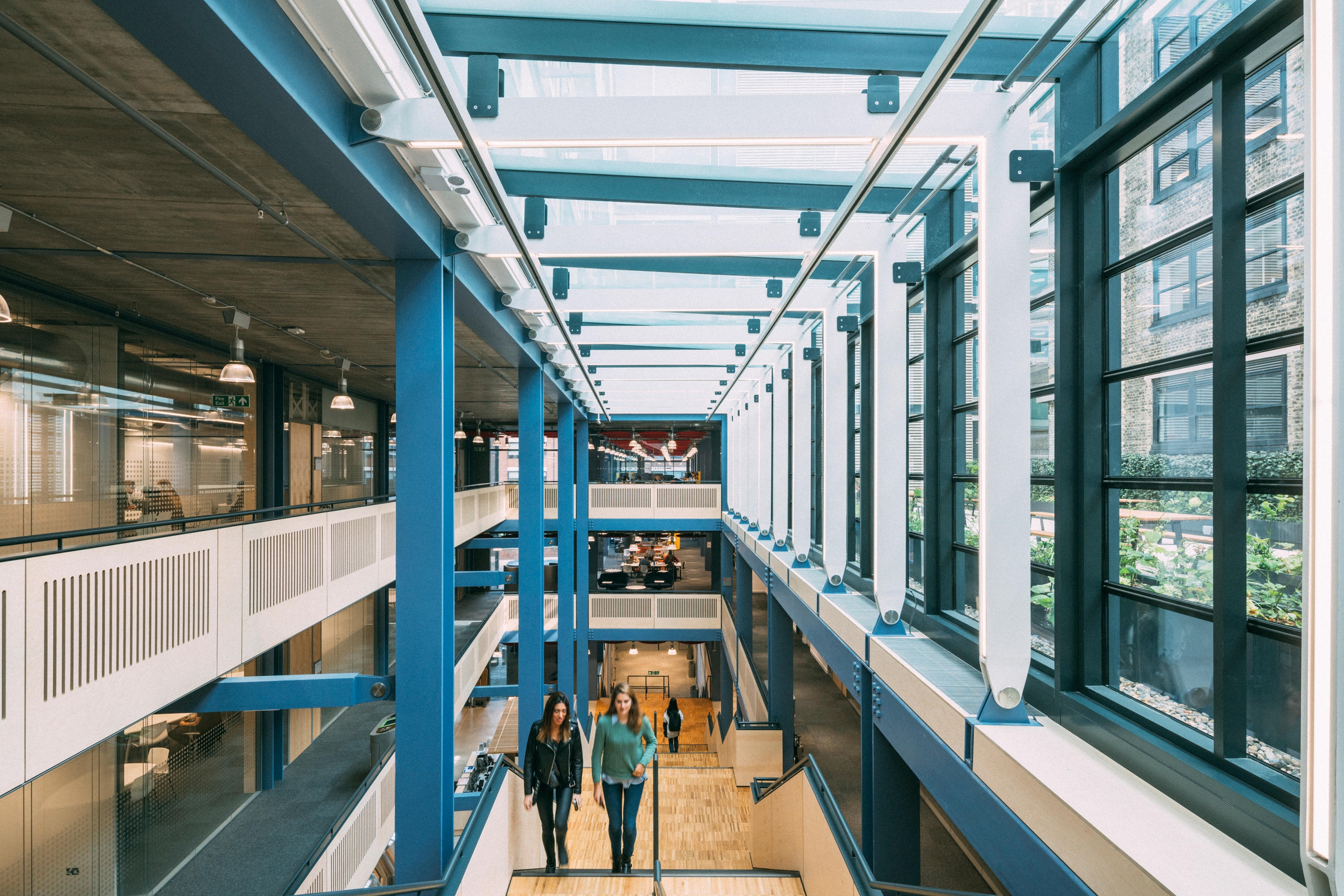 Rogers Stirk Harbour + Partners' The Centre Building at LSE not only contains much-needed spaces for education, but its layout enables the creation of a small outdoor plaza. Photos: Mark Gorton (RSHP) (top); Joas Souza (middle, bottom)
