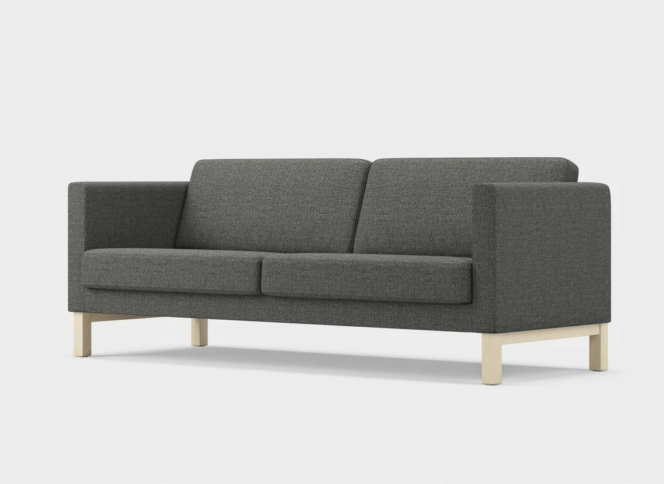 Scandinavia, pictured top, middle and bottom above, serves many purposes. The modular range with 100% removable upholstery also includes a high-backed, noise-absorbing version (top)