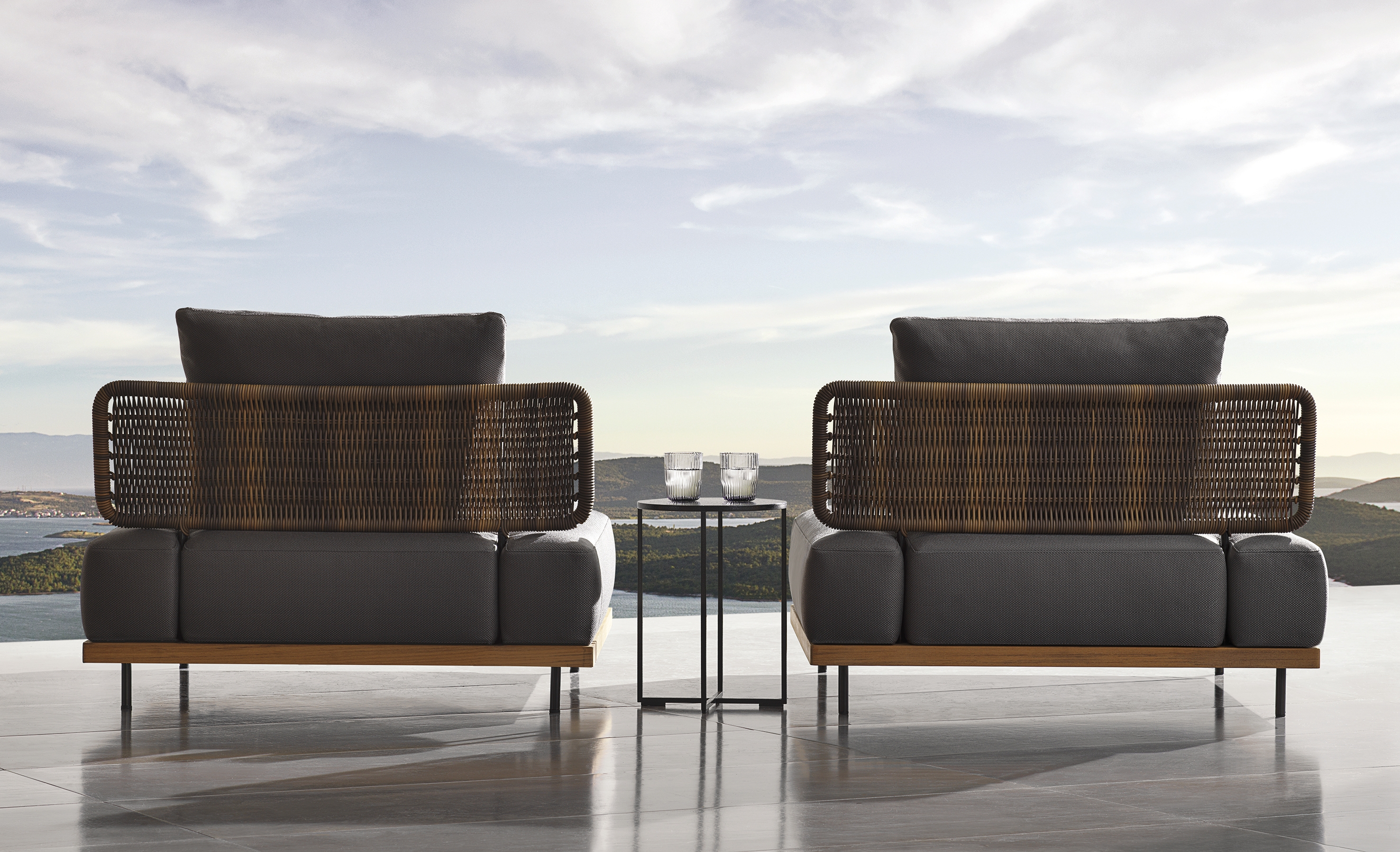 The company has invited designers from around the world to interpret the Minotti aesthetic in their own way, resulting in a series of unique outdoor collections