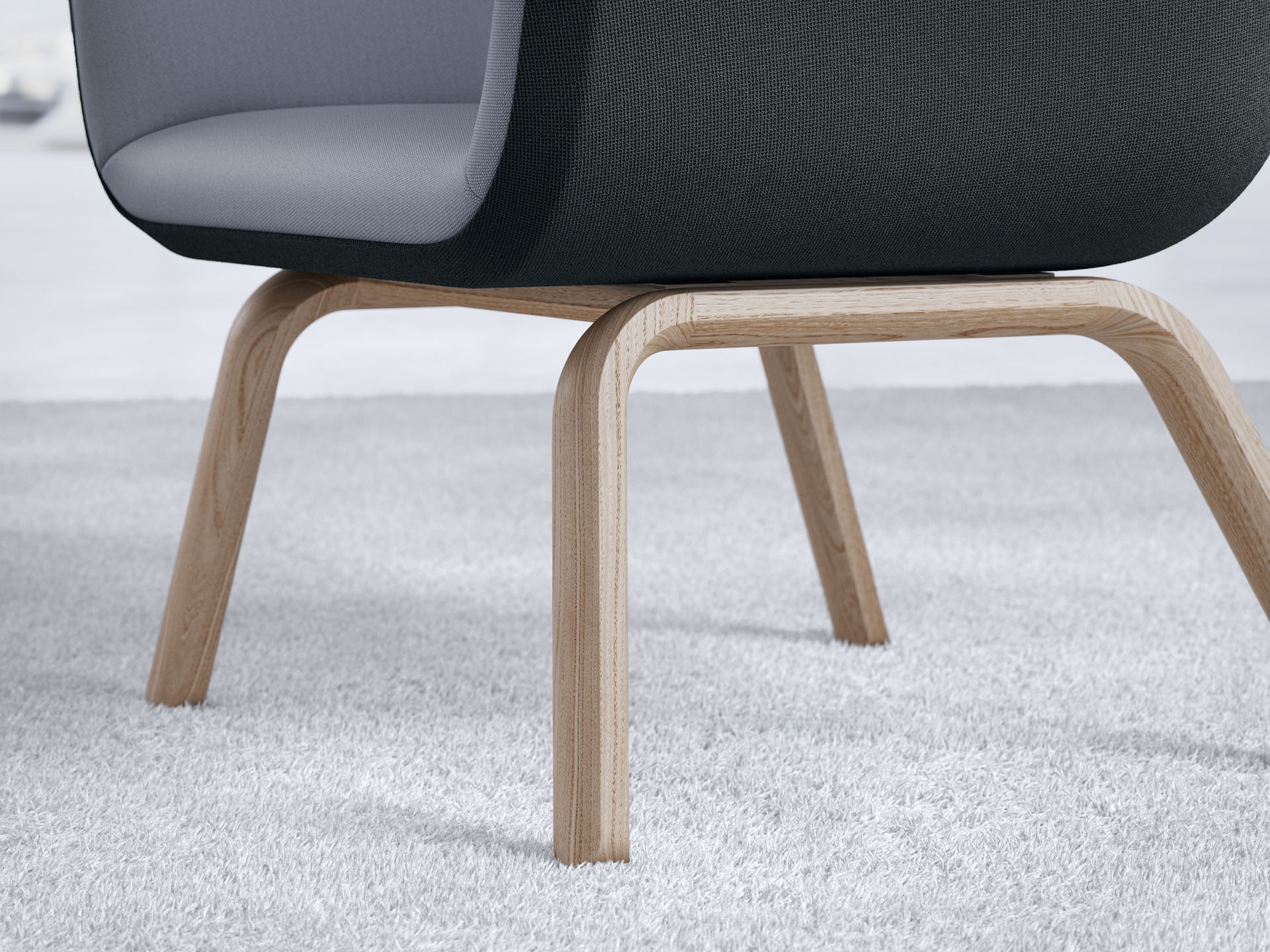 Changeable and versatile: due to the technical separation of sofa and wall system, all of HUB’s configurations can be individually adapted