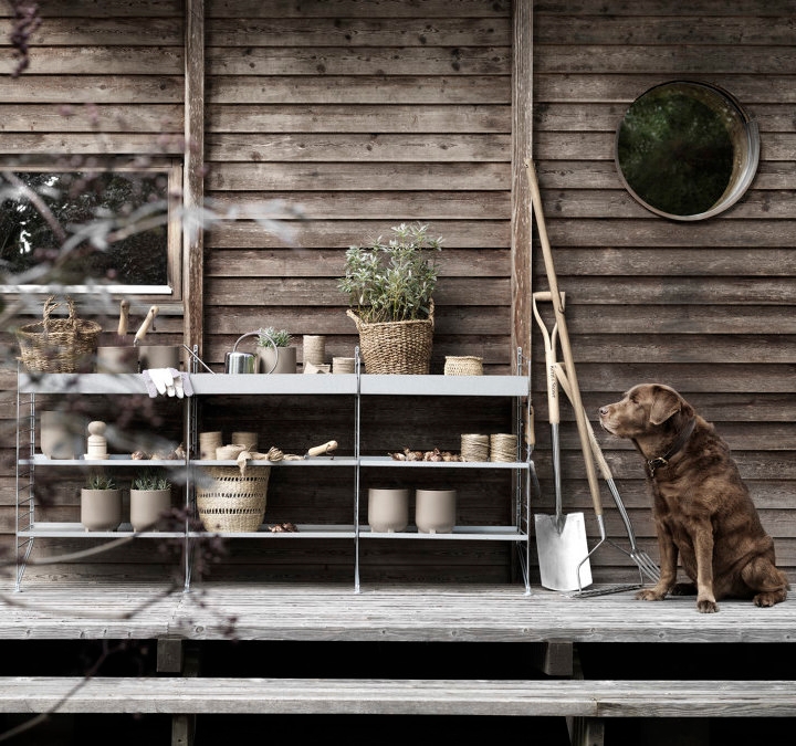 Read story Inside/Out: String moves outdoors