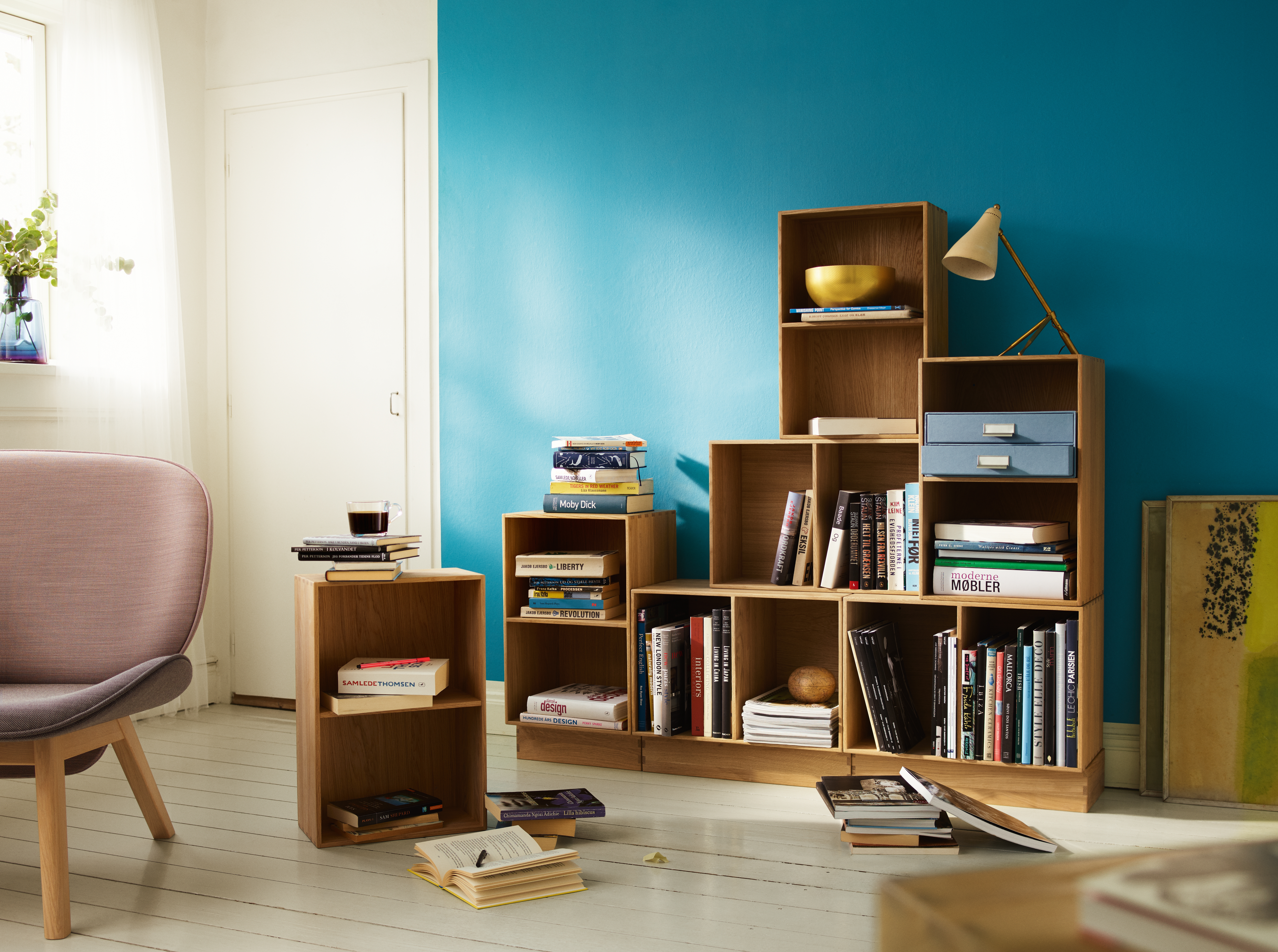 Greatest hits: FDB Møbler pieces often become family heirlooms. Borge Mogensen’s children’s range has been continued by his granddaughter Sarah Moutouh while Mogens Koch’s 1940s iconic bookcases are cherished for their simplicity and flexibility 