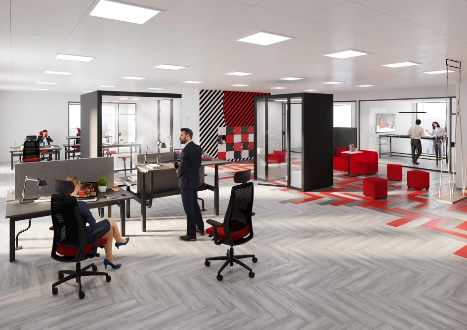 The OKAY.III’s VSP® synchronous mechanism promotes more dynamic, healthier sitting because if the sitting position is changed more often while working, blood circulation is stimulated and the spine is relieved 