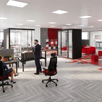 The OKAY.III’s VSP® synchronous mechanism promotes more dynamic, healthier sitting because if the sitting position is changed more often while working, blood circulation is stimulated and the spine is relieved